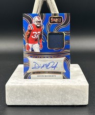 2024 Panini Select Devin McCourty Blue Patch Auto /75 Patriots NFL MEM