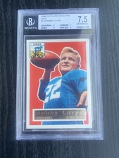 1994 Topps Archives 1956 Series Bobby Layne #116 Gold BGS 7.5 LIONS HOF NM