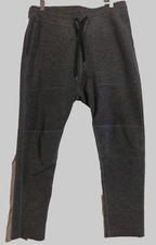 Robert Geller New York Men  s Jogger Pants Size 48 Black Japan Made Cropped Ankle