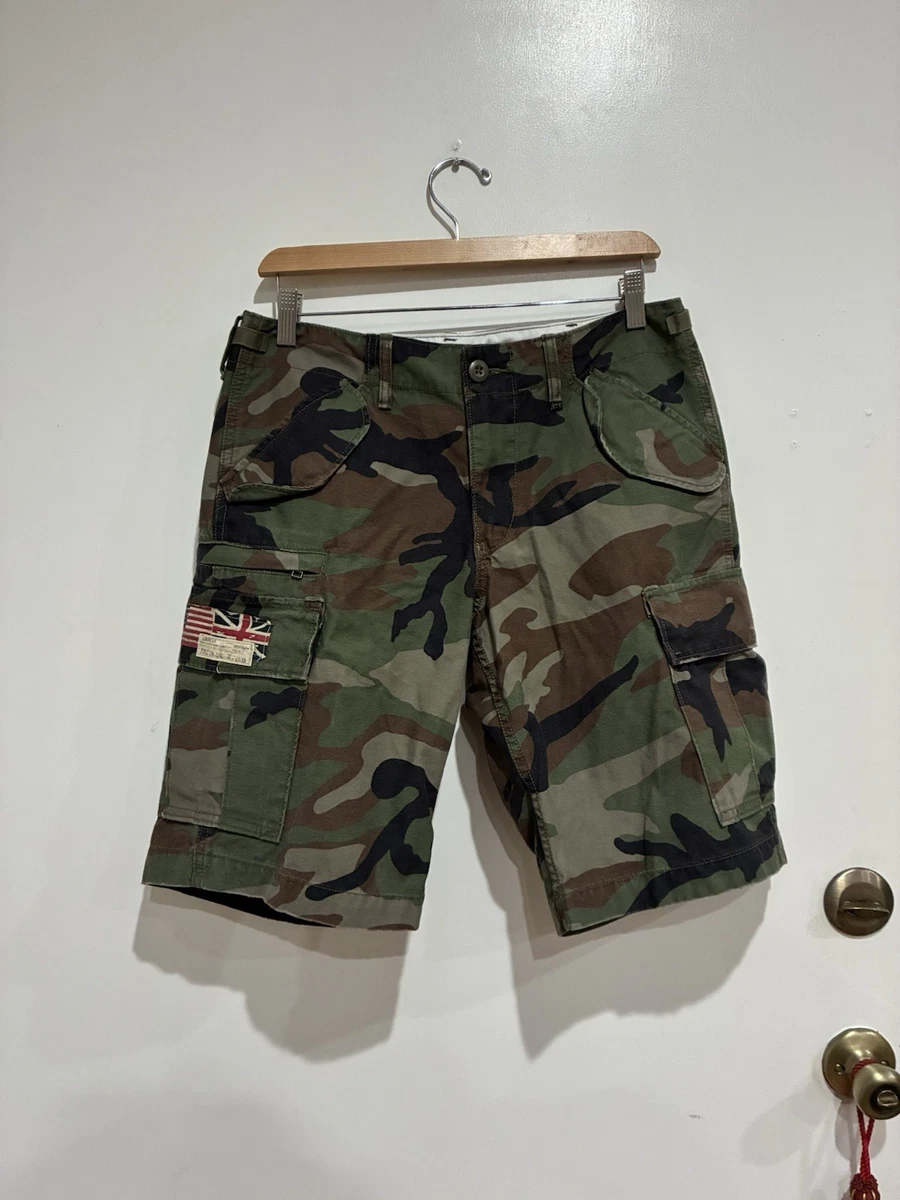 Denim & Supply Ralph Lauren Camouflage Multicolor Shorts for Men