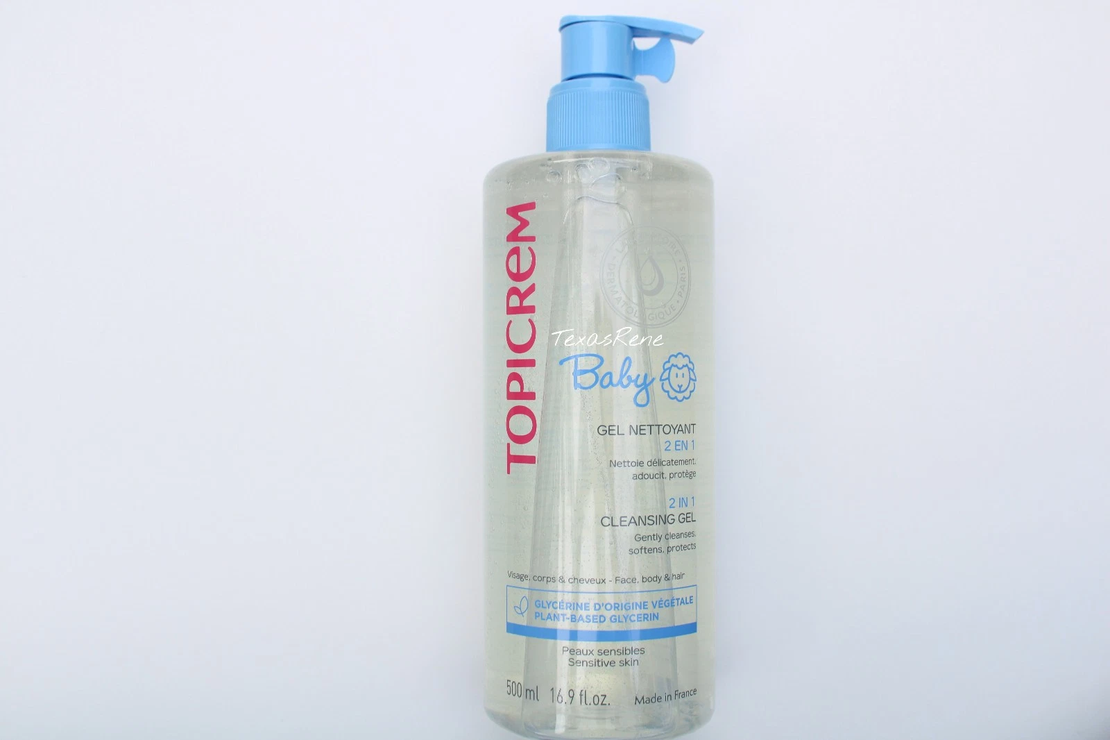 Topicrem Organic Baby Care 2 in 1 Cleansing Gel 500ml