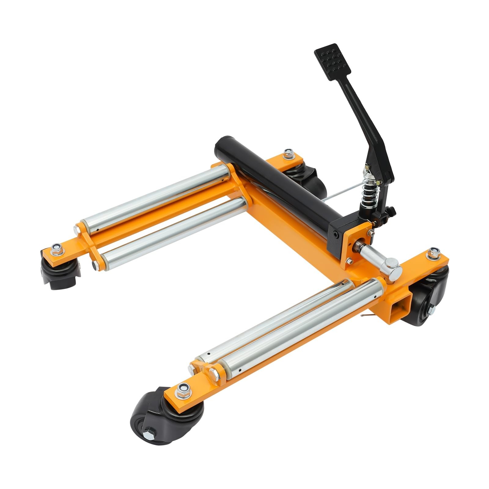 1 Ton Hydraulic Vehicle Dolly with Universal Wheels Car Wheel Moving Tool