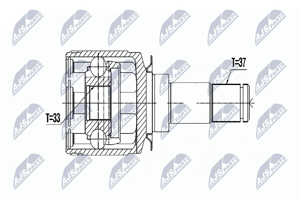 N.T.Y. NPW-ME-053.NTY Joint Kit, drive shaft for MERCEDES-BENZ - Image 7
