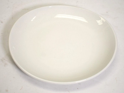 World Tableware OG-2110 Plate 2.0 11.25'' x 10.5'' Porcelain Dinner Plate 12 Pack
