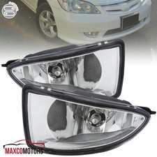 Fits 2004-2005 Honda Civic 24dr Bumper Fog Lights Lampsswitchwirings 04-05
