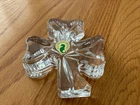VINTAGE ~  Waterford Crystal 3-Leaf Clover  Shamrock ~  Made in Ireland ~ MINT !