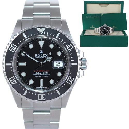2018 MINT Rolex 126600 Red Seadweller SD43 43mm Mark 1 Mk1 Cer...