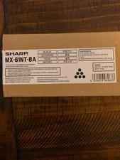 Sharp MX-61NT-BA Black Toner Cartridge Genuine OEM New Factory Sealed