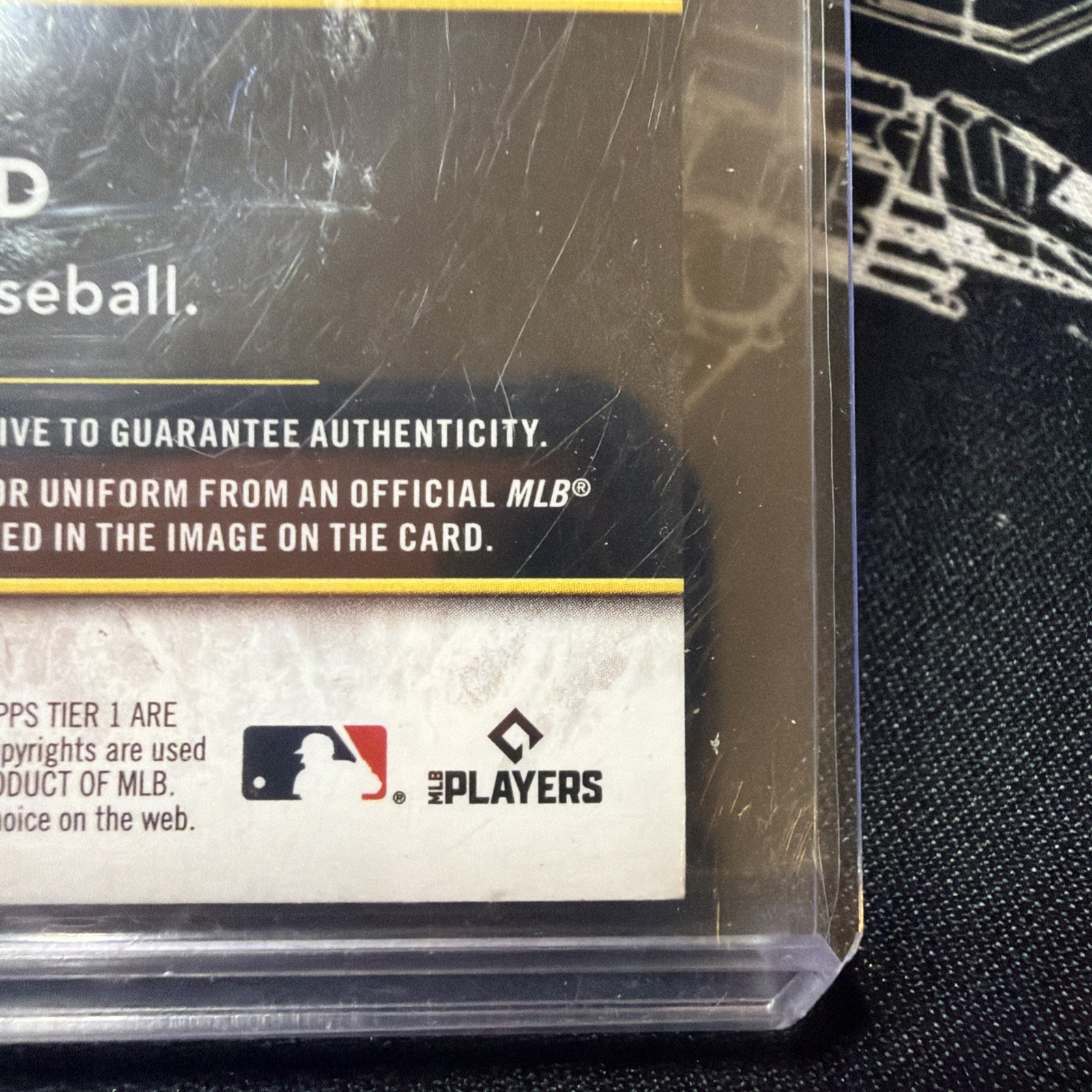 2025 Topps Tier One Christian Yelich Jumbo Patch Relic Auto /75 #AJR-CY view 5