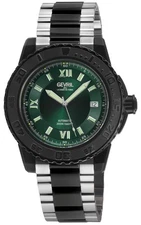 Gevril Men's 31289B Seacloud Automatic Two-Tone IP Stainless Steel Swiss Watch
