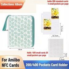 200/400 Pockets Card Holder for Amiibo NFC Card Foldable Portable Collect Album