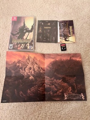 Blasphemous Deluxe Edition Nintendo Switch Team 17 NTSC - CIB Complete