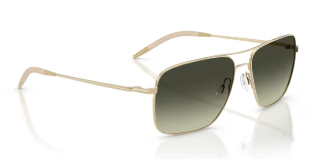 Gafas de sol Oliver People 0OV1150S Clifton 5035BH dorado degradado rectangular para hombre Foto 3 de 4