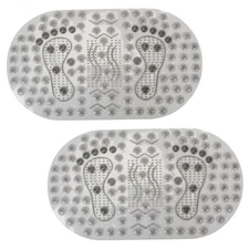 Bath Bliss 2 Pack Magnetic Massage Heavy Bathmat