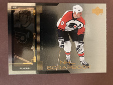 1999-00 UPPER DECK NHL SCRAPBOOK JOHN LECLAIR #SB-13 PHILADELPHIA FLYERS HOCKEY