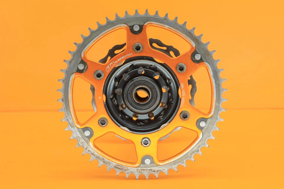 13-22 2016 KTM 250 SX-F OEM Rear Wheel Hub Sprocket Rotor Assembly 25010010144 - Image 2 of 4