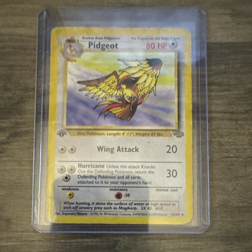 Pidgeot 24/64 Jungle 1st Edition Rare Pokemon Card
