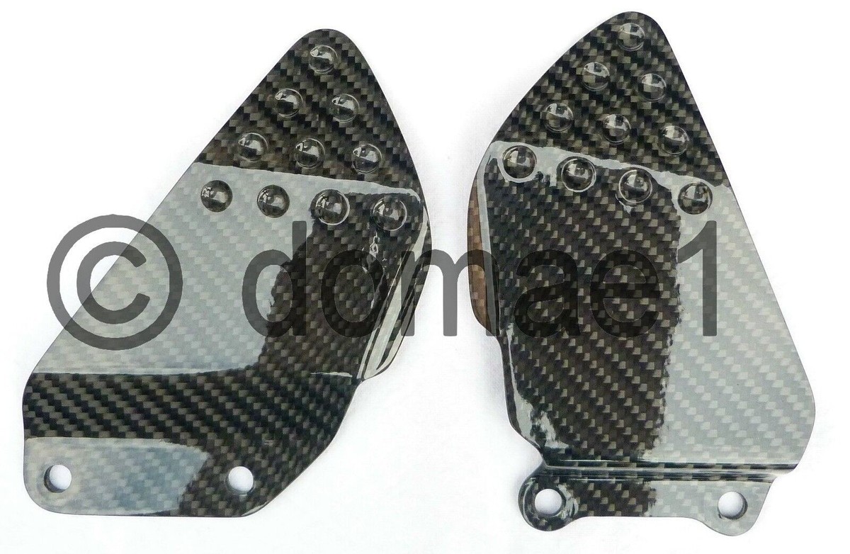 Honda CBR900RR carbon fiber heel guards SC33 95-99 plates