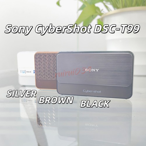 Sony CyberShot DSC-T99 14.1MP 4x Optical Zoom Digital Camera Black/Silver/Brown