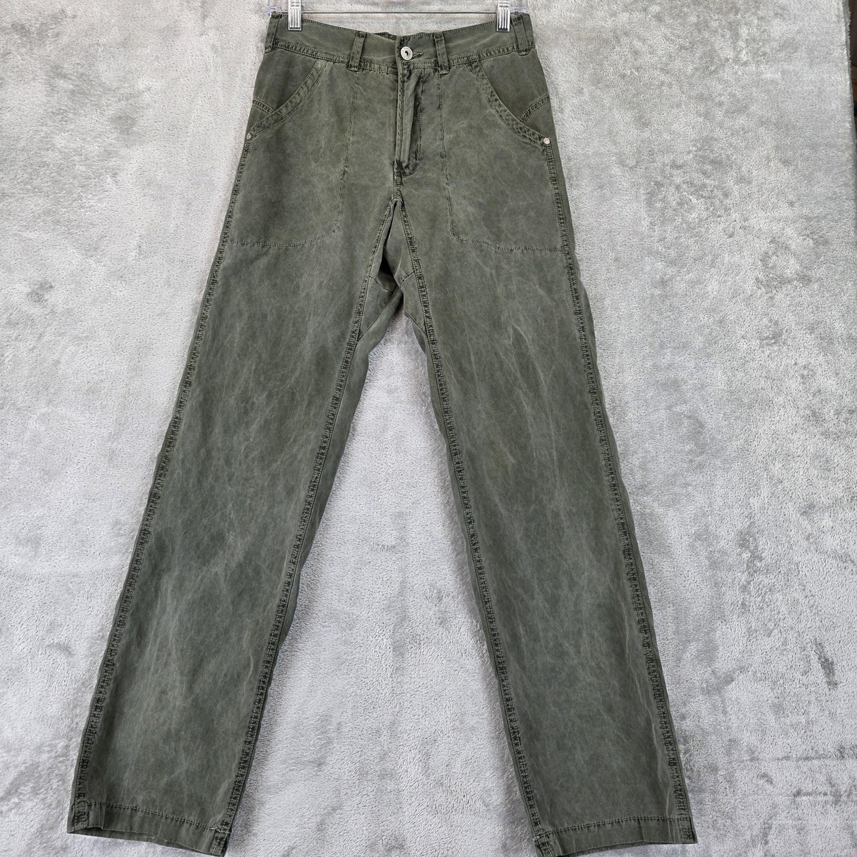 Gramicci Pants Mens 28x32 Olive Green Artisan Wash Gusseted Crotch