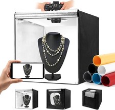 Photo Light Box, Portable 20 Inch Photo Studio Light Box, Shooting Tent