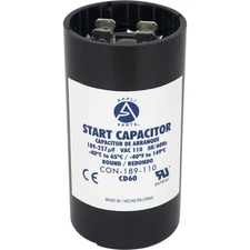 Appli Parts motor start capacitor 189-227 Mfd (microfarads) uF 110-125 VAC