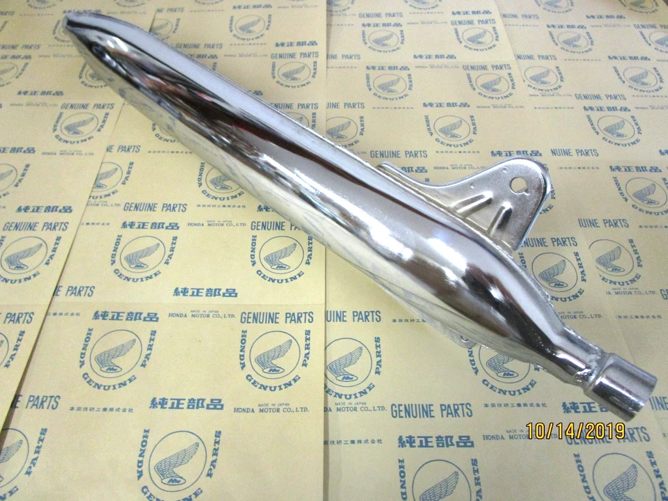 HONDA C200, Honda CA200 Honda 90 Touring Muffler NOS 18300-030-010 - Image 3 of 4