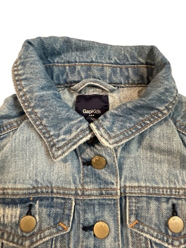 Gap Kids Denim Jean Vest Girls Size Small 6 - 7 yrs Cowgirl Western Sleeveless - Picture 3 of 8