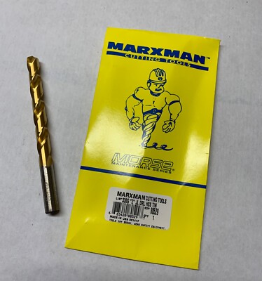 MARXMAN 330G ''Z'' Jobber Length Drill - HSS TiaLN - Qty. 1 - NEW 