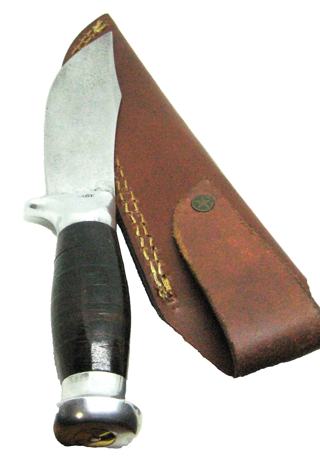 Mango de hueso Case Cuchillos de Hoja Fija de colección completa