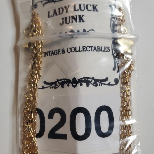 Disney Couture Tinker Bell Layered Necklace 18" Chain By Kidada Peter Pan Gold - Picture 10 of 10