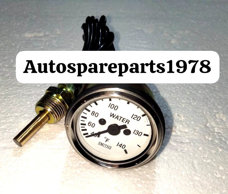 Termómetro De Agua Replica Smiths Para Coches Clásicos 40 - 140 FAHRENHEIT WC