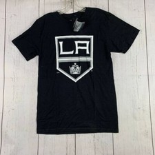 Image of Vintage Los Angeles Kings NHL Small Antigua Casual T-Shirt Black New Mens