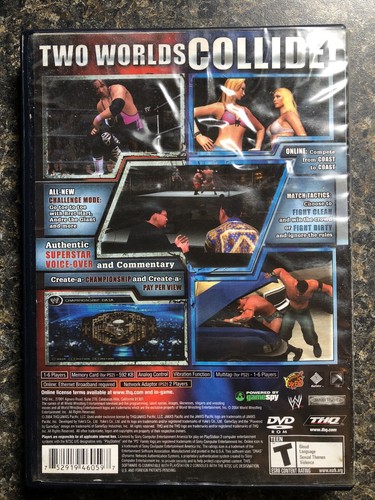 WWE Smackdown vs. RAW (PlayStation 2 PS2, 2004) komplett mit manuell getestet - Bild 2 von 4