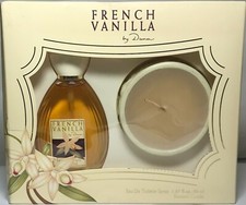 French Vanilla by Dana Eau de Toilete Spray 1.67 fl oz / Scented Candle Set