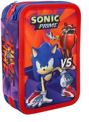 SONIC THE HEDGEHOG Set Zaino Bambino Scuola Elementare Con - Foto 8