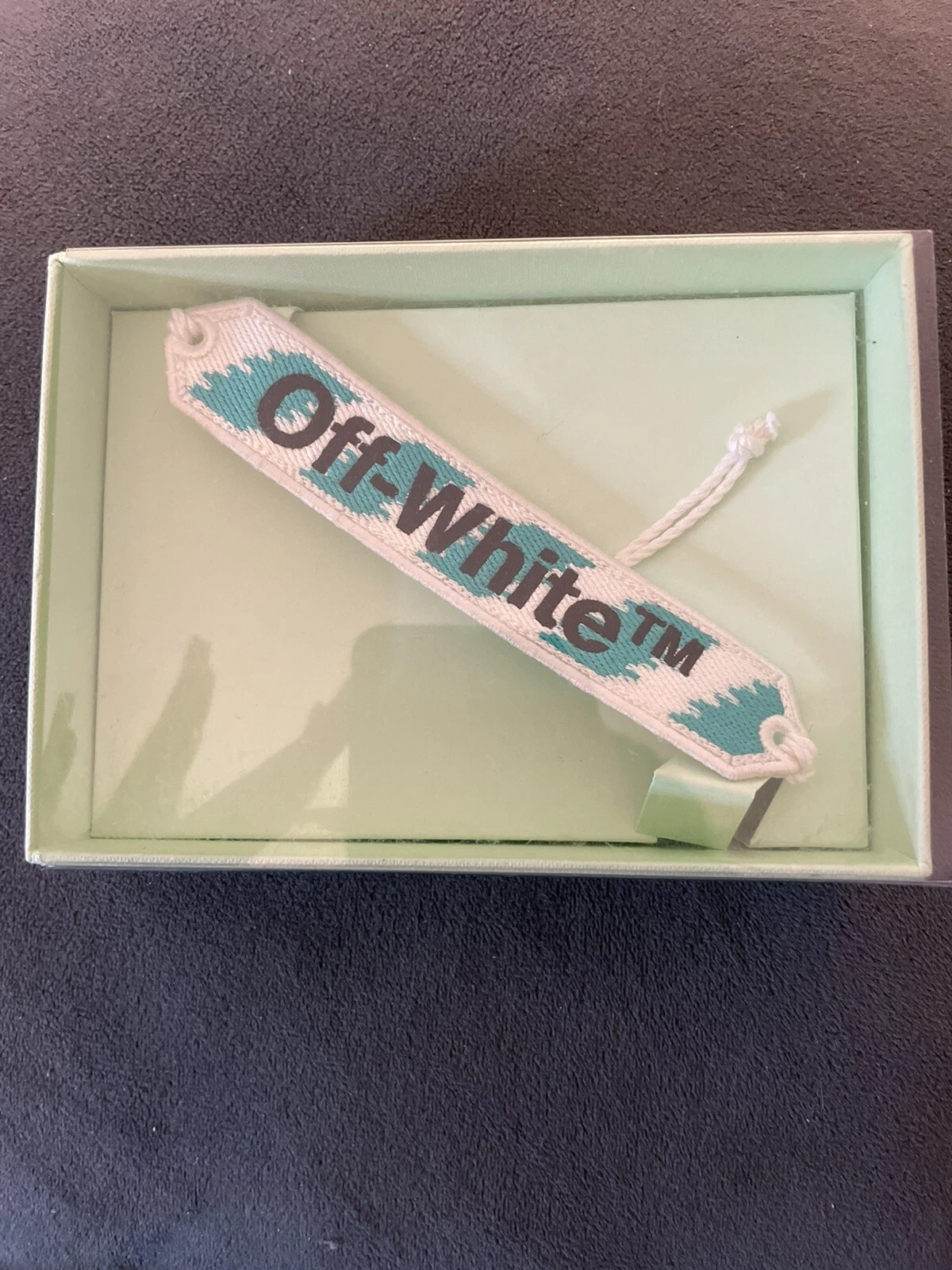 OFF WHITE Bracciale Macrame Bianco Off