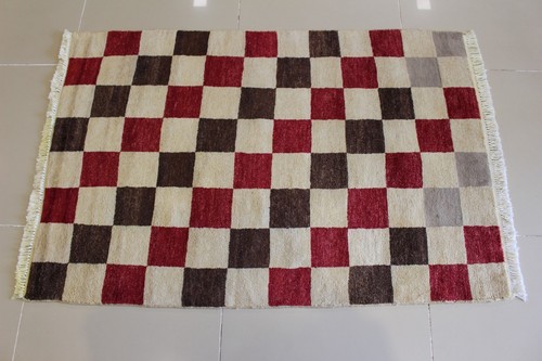 Teppich 3x5 Gabbeh Mehrfarbig Vorleger, Echt Handgeknüpft, Wollflor - Bild 2 von 5