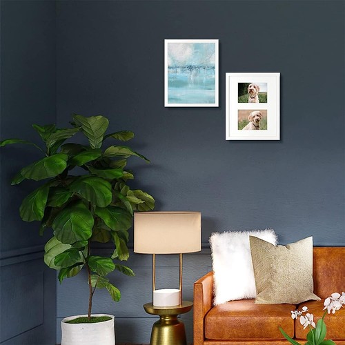 Golden State Art11x14 White Wood Collage Frame with Tempered Glass display(2)5x7 - Picture 7 of 9