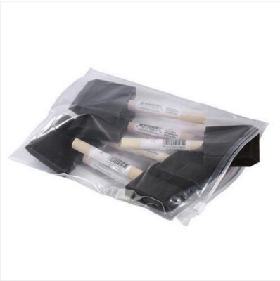 250 10x13 Clear Plastic Slide Seal Slider Zipper Reclosable Poly Bags 3 Mil LDPE