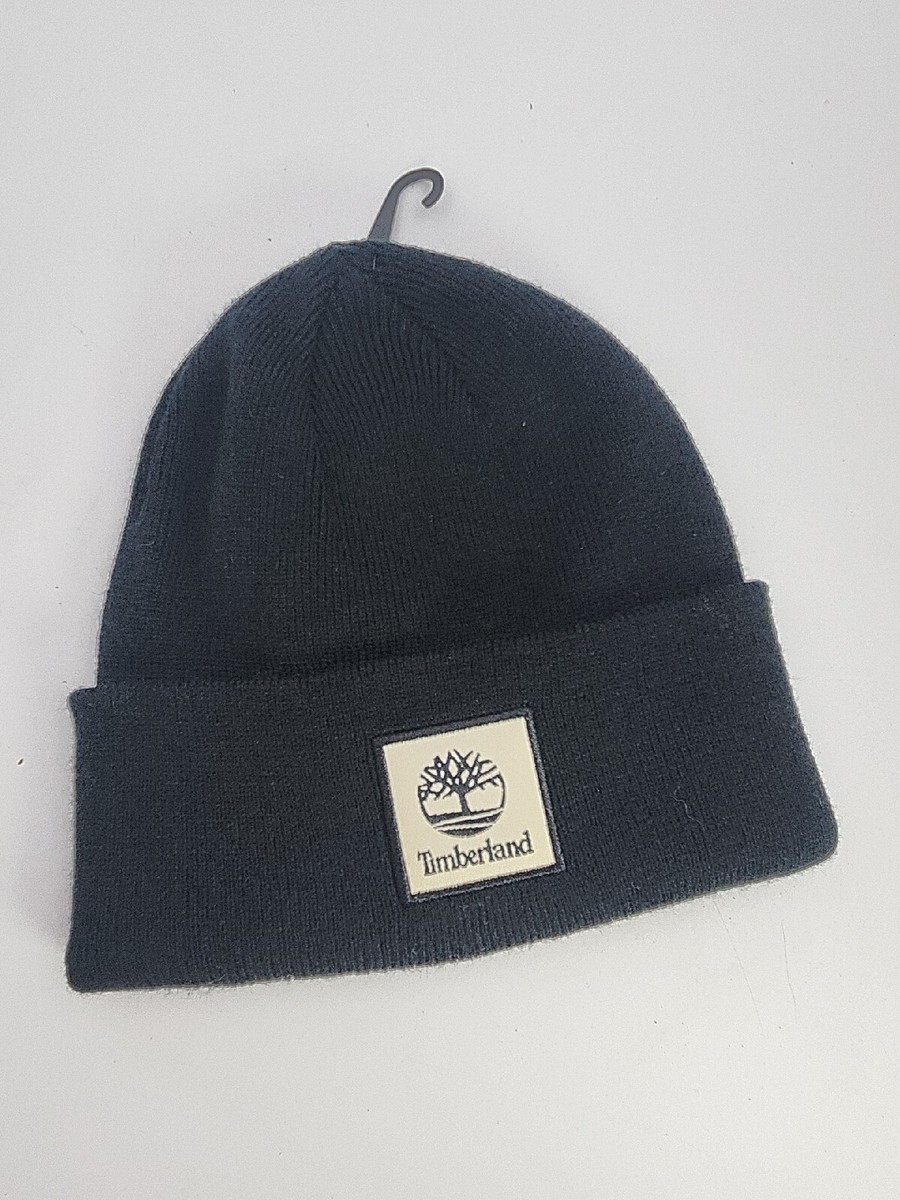 90s timberland logo beanie knitcap