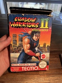 Boxed Nintendo Entertainment System NES Shadow Warriors II 2: Ninja Gaiden