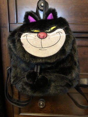 plush cat backpack