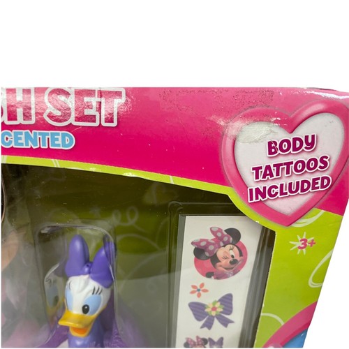 Disney Minnie Mouse Bow-tique Bath Wash Set Fun Tattoos Inside Cotton Candy Sent - Picture 10 of 12