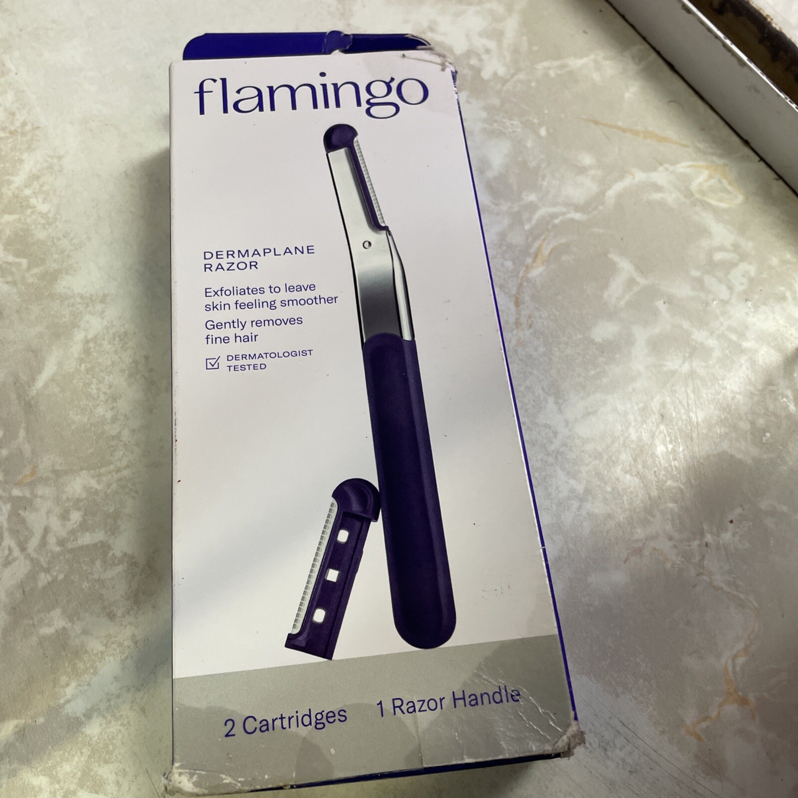Flamingo Dermaplane Facial Razor Handle & Refill Cartridge