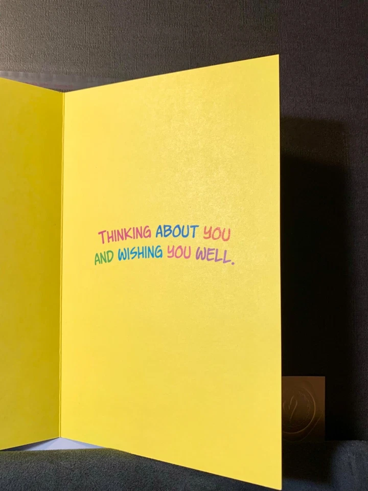 Get Well Soon Greeting Card Bright Beautiful Wishes! - Image 2 of 2