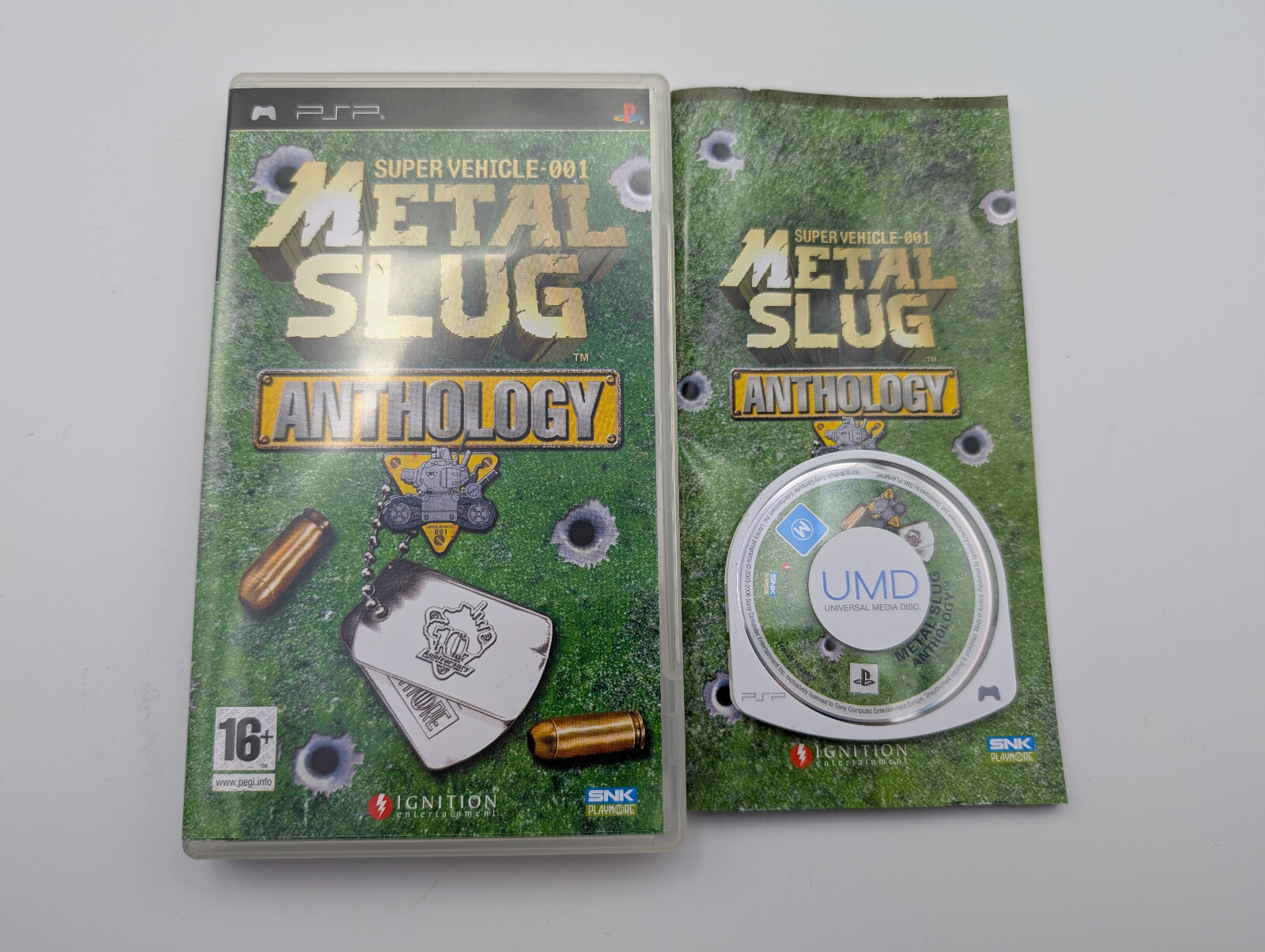 Metal Slug Anthology  - PSP Game - French Case/Manual - Playstation Portable