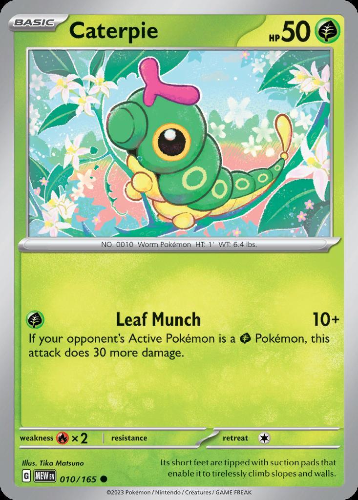 Pokemon Caterpie (10/210) 151 LP