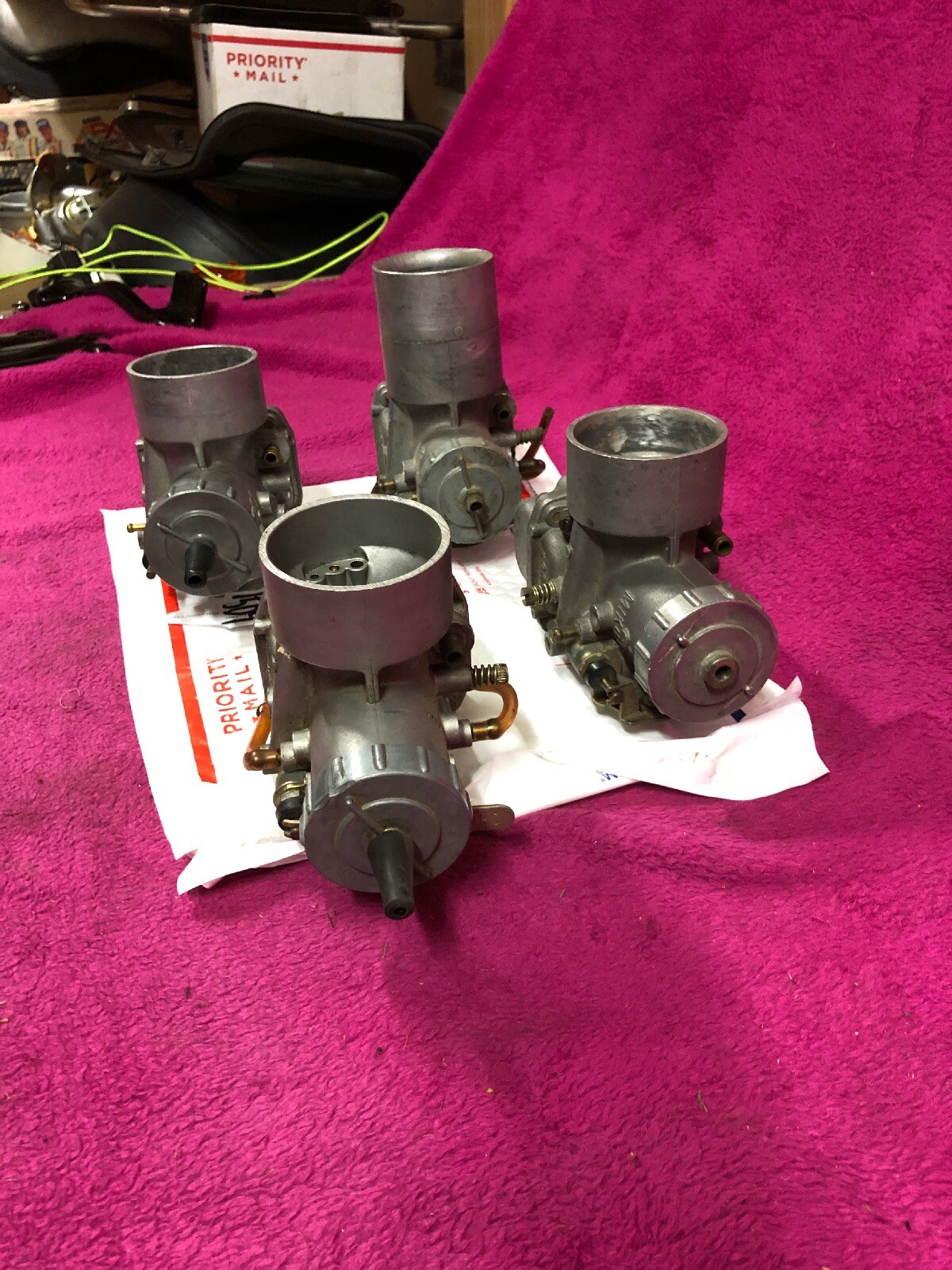 Mikuni Carb Parts Lot 36 37 38 Mm 4 Carbs Harley Triumph Sportster Set