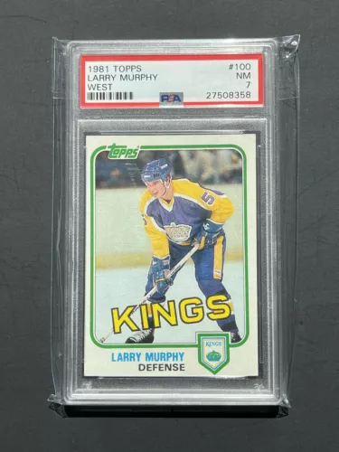 1981 Topps Larry Murphy RC PSA 7 HOF Kings Capitals Penguins
